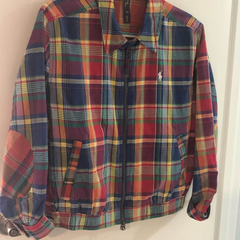 NWOT Ralph Lauren Polo Plaid Madras Jacket